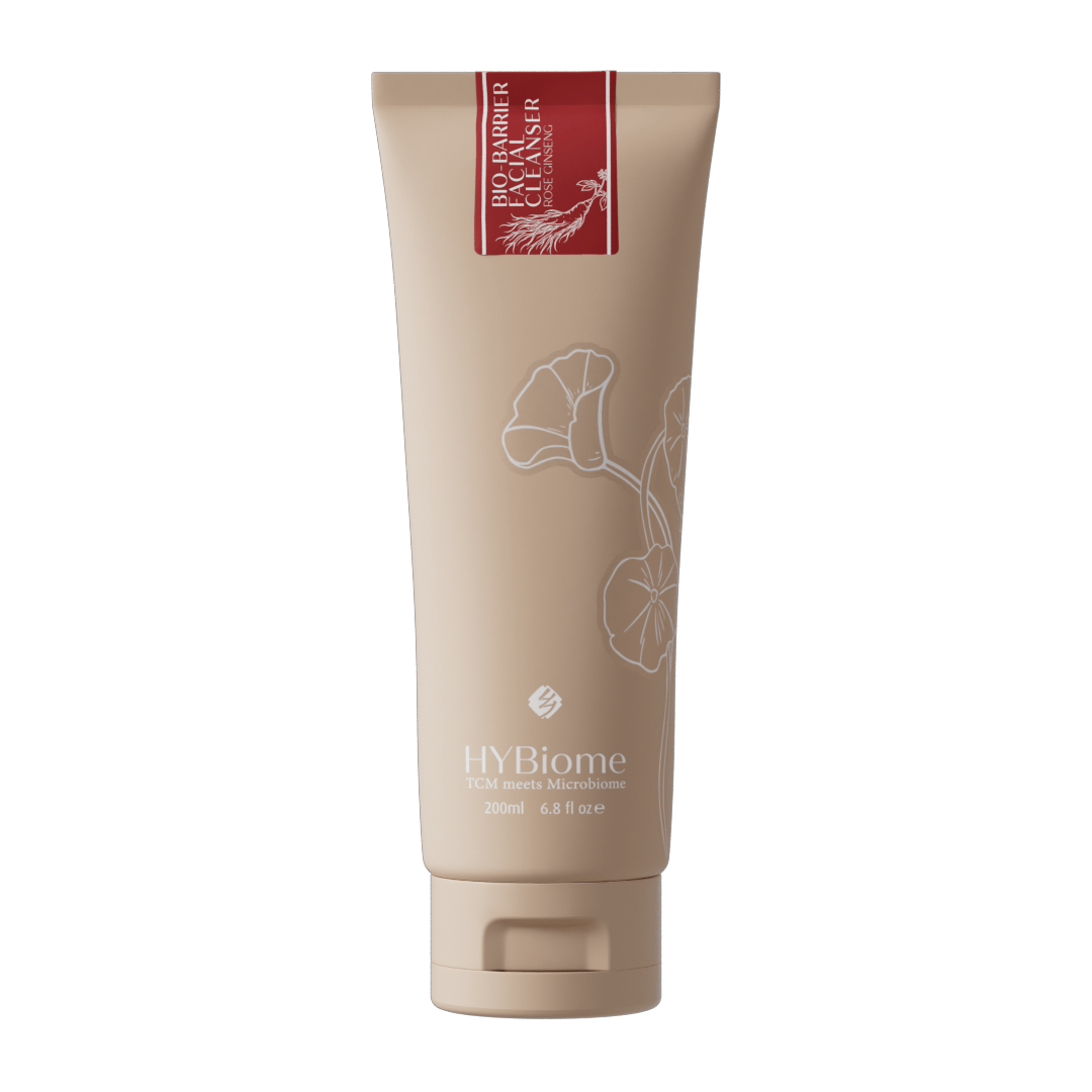 Hysses Singapore Face HYBiome Bio-Barrier Facial Cleanser, Rose Ginseng