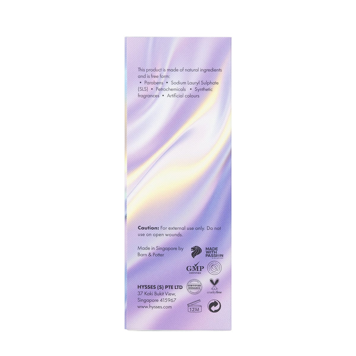 Hysses Gifts Gift Set Of 2 Hand Cream & Sanitiser, Orchid Ambrette, 25g/65ml