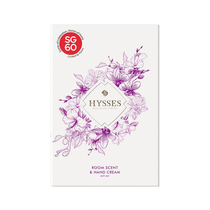 Hysses Singapore Gifts SG60 Special - Gift Set Of 2 Hand Cream & Room Scent, Orchid Ambrette