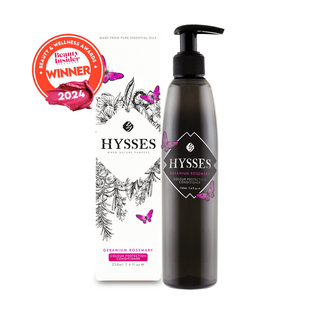 Hysses Hair Care 220ml Colour Protection Conditioner, Geranium Rosemary