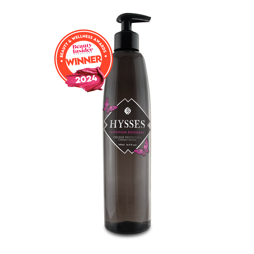 Hysses Hair Care 500ml Colour Protection Conditioner, Geranium Rosemary