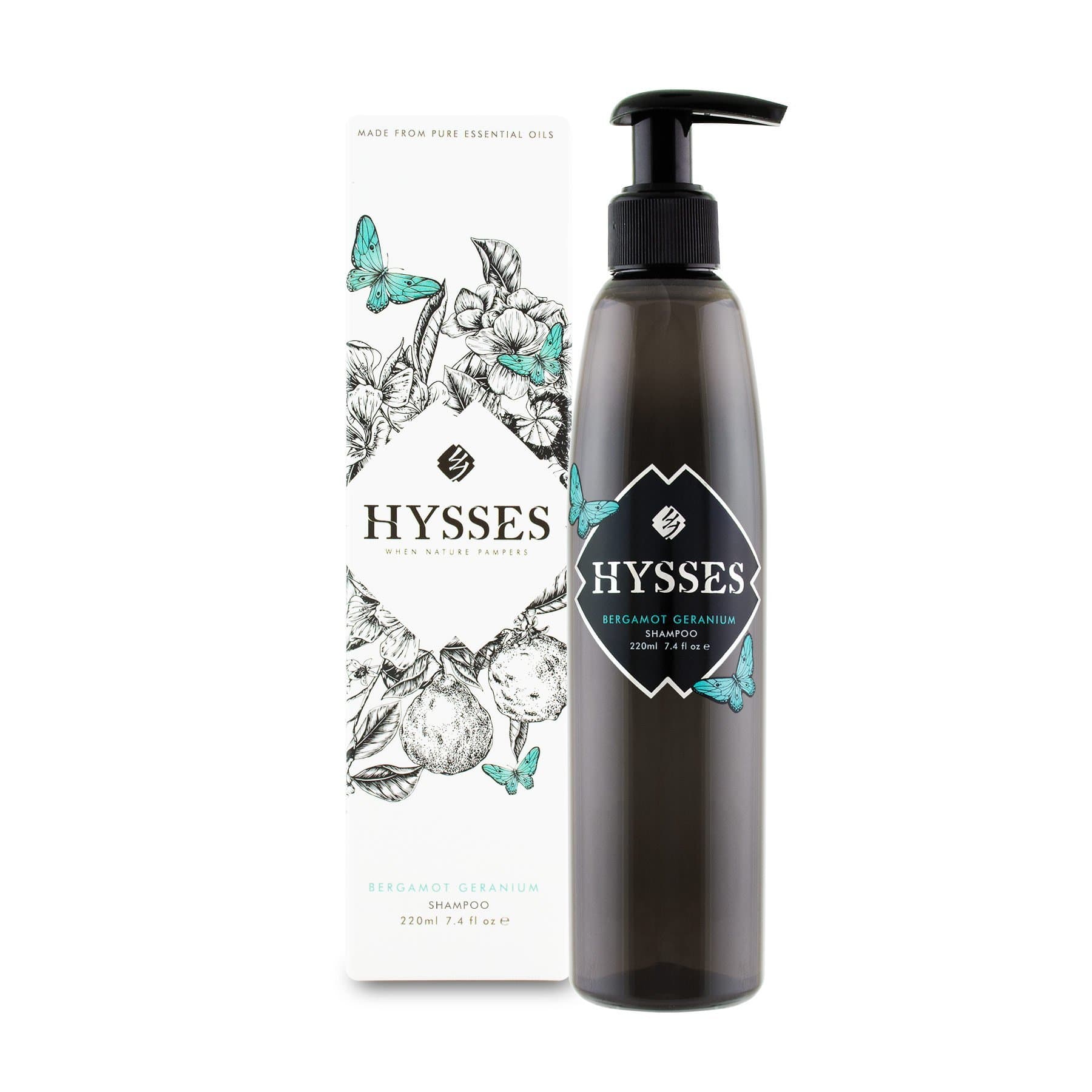 Hysses Hair Care 220ml Shampoo Bergamot Geranium, 220ml