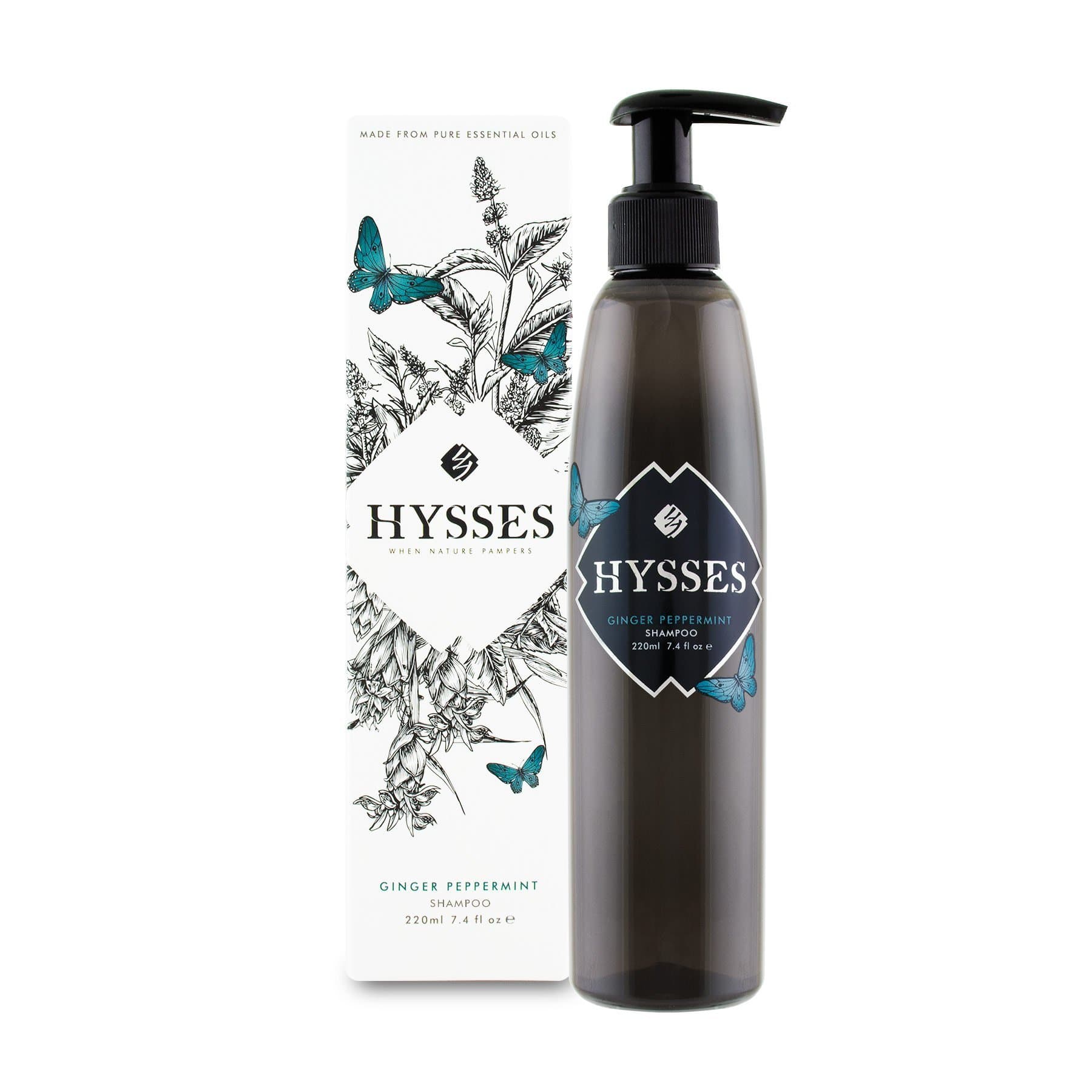 Hysses Hair Care Shampoo Ginger Peppermint