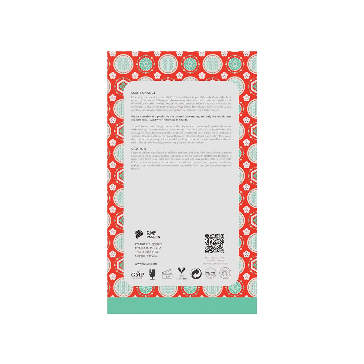 Hysses Singapore Home & Scent Clay Diffuser Daikichi Cat