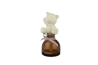 Hysses Singapore Home & Scent Clay Diffuser Set of 2, Beary (Yuzu Vetiver & Bergamot Jasmine)