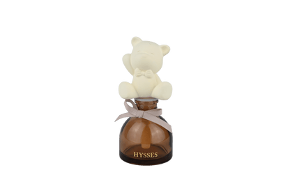Hysses Singapore Home & Scent Clay Diffuser Set of 2, Beary (Yuzu Vetiver & Bergamot Jasmine)