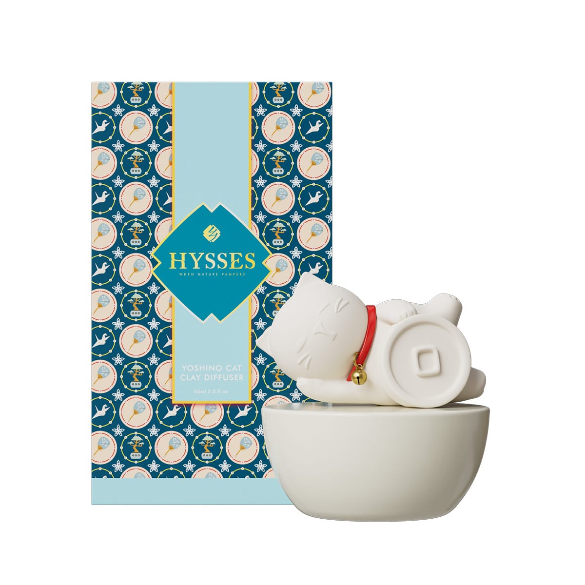 Hysses Singapore Home & Scent Clay Diffuser Yoshino Cat