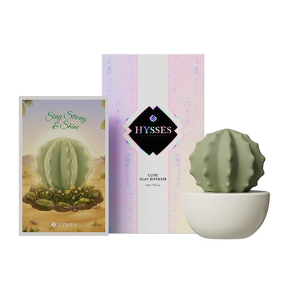 Hysses Singapore Home & Scent Cutie Clay Diffuser Cactus