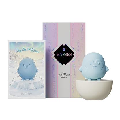 Hysses Singapore Home & Scent Cutie Clay Diffuser Penguin