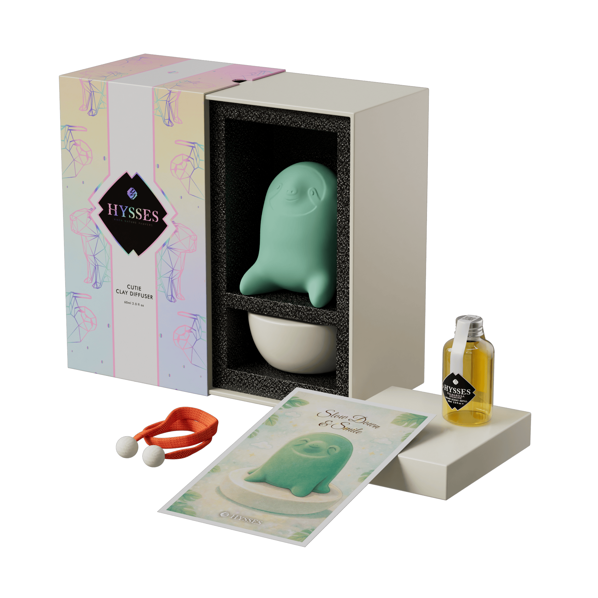 Hysses Singapore Home & Scent Cutie Clay Diffuser Sloth