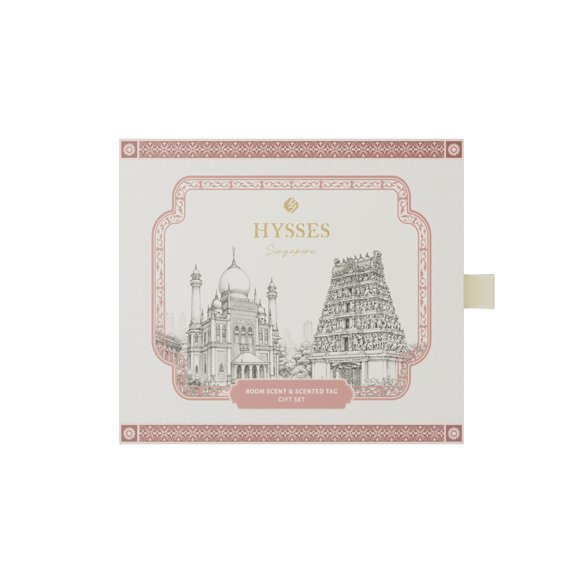 Hysses Singapore Home & Scent Gift Set of 2, Pura Mercat Scented Tag & Room Scent, Pandanus Lily