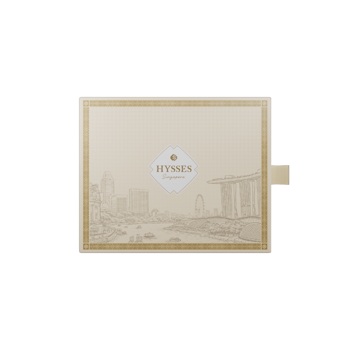 Hysses Singapore Home & Scent Gift Set Of 2, Singa Mercat Clay Charm & Essential Oil, Orchid Ambrette, 2ml
