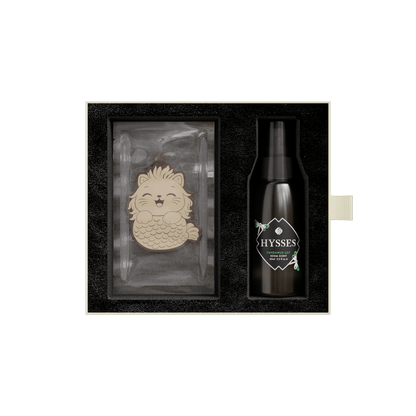 Hysses Singapore Home & Scent Gift Set of 2, Tasek Mercat Scented Tag & Room Scent, Pandanus Lily