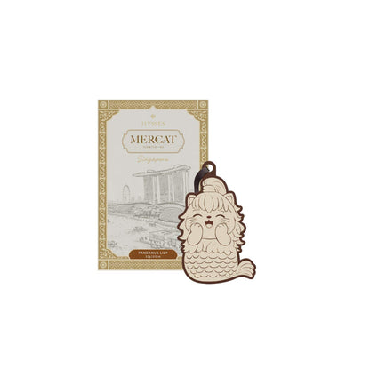 Hysses Singapore Home & Scent Mercat Scented Tag, Singa, Pandanus Lily