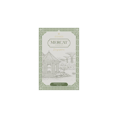 Hysses Singapore Home & Scent Mercat Scented Tag, Tasek, Pandanus Lily