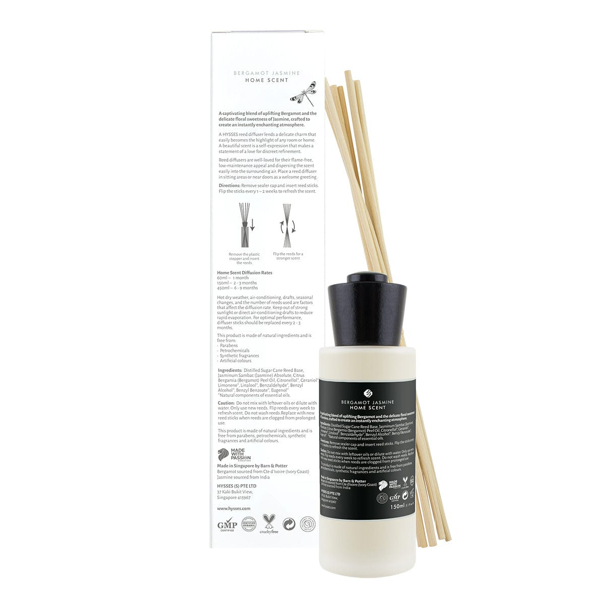 Hysses Singapore Home Scents Home Scent Bergamot Jasmine