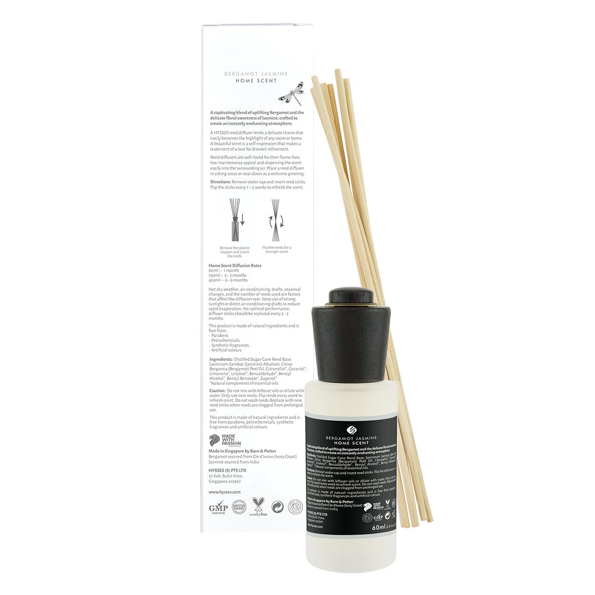 Hysses Singapore Home Scents Home Scent Bergamot Jasmine