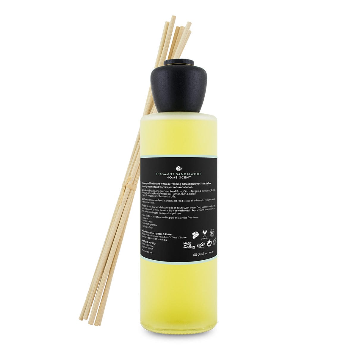 Hysses Home Scents Home Scent Reed Diffuser Bergamot Sandalwood