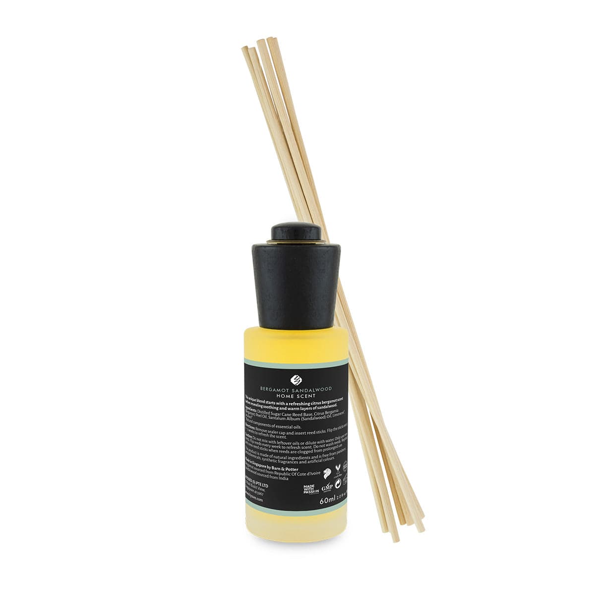 Hysses Home Scents Home Scent Reed Diffuser Bergamot Sandalwood