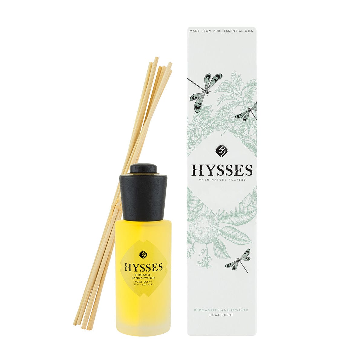Hysses Home Scents 60ml Home Scent Reed Diffuser Bergamot Sandalwood #size_60ml