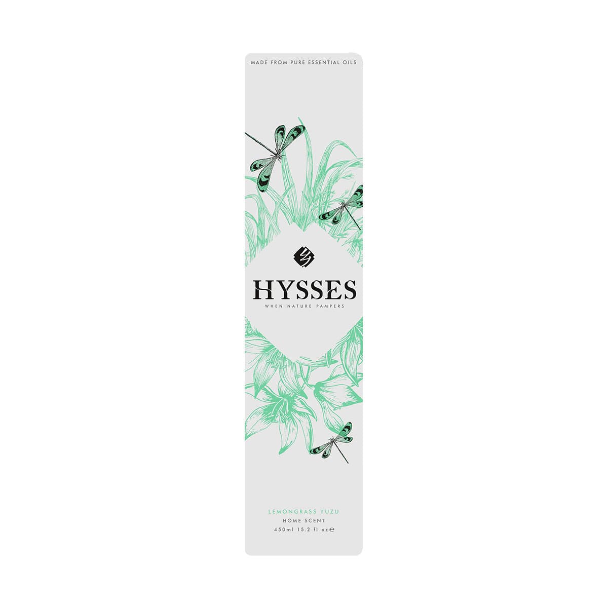 Hysses Home Scents Home Scent Reed Diffuser Lemongrass Yuzu