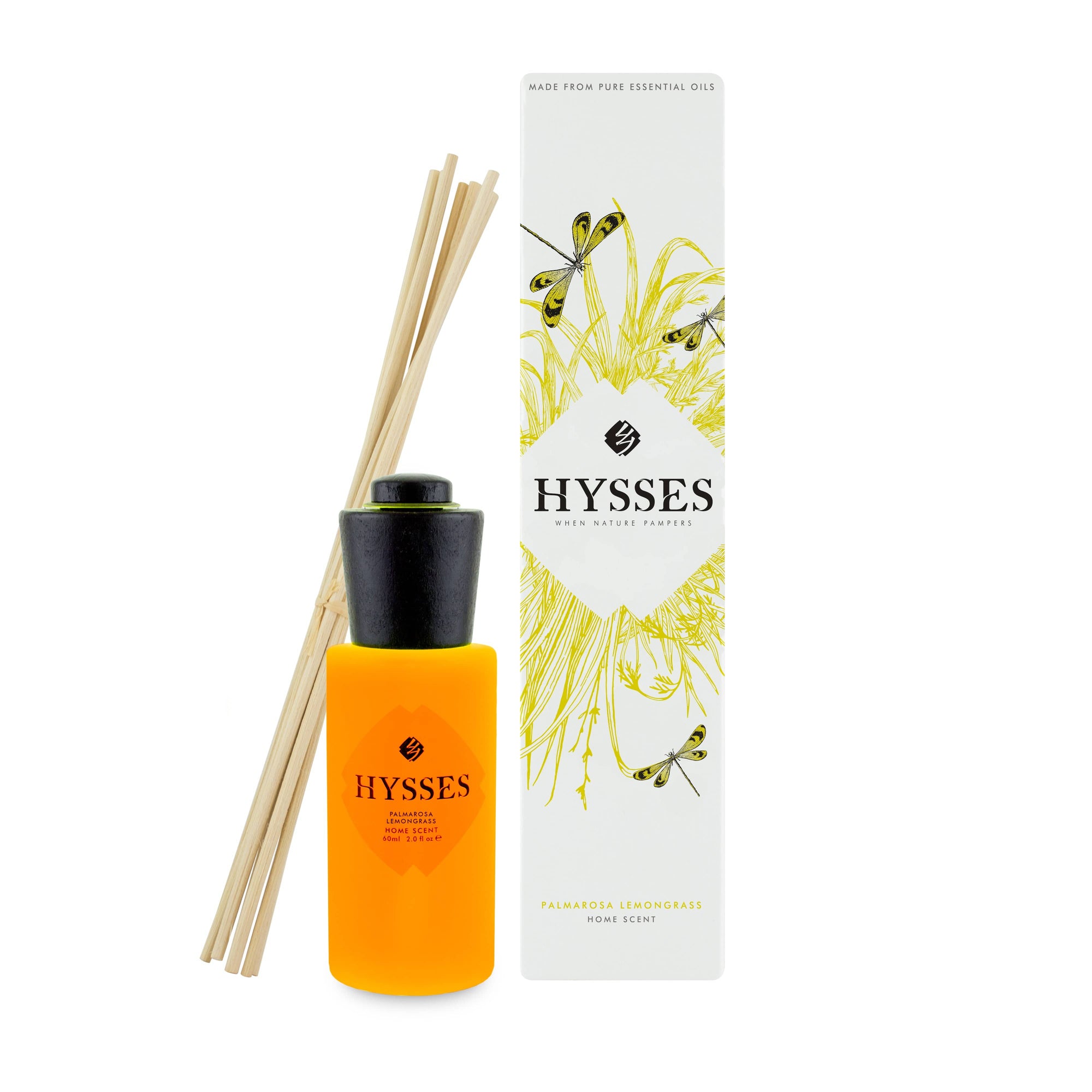 Hysses Home Scents Home Scent Reed Diffuser Palmarosa Lemongrass