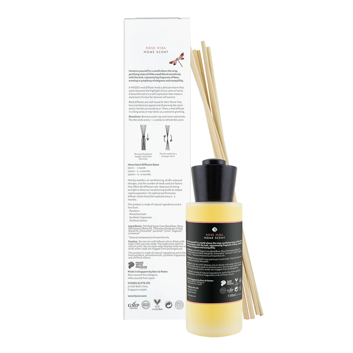 Hysses Singapore Home Scents Home Scent Rose Hiba