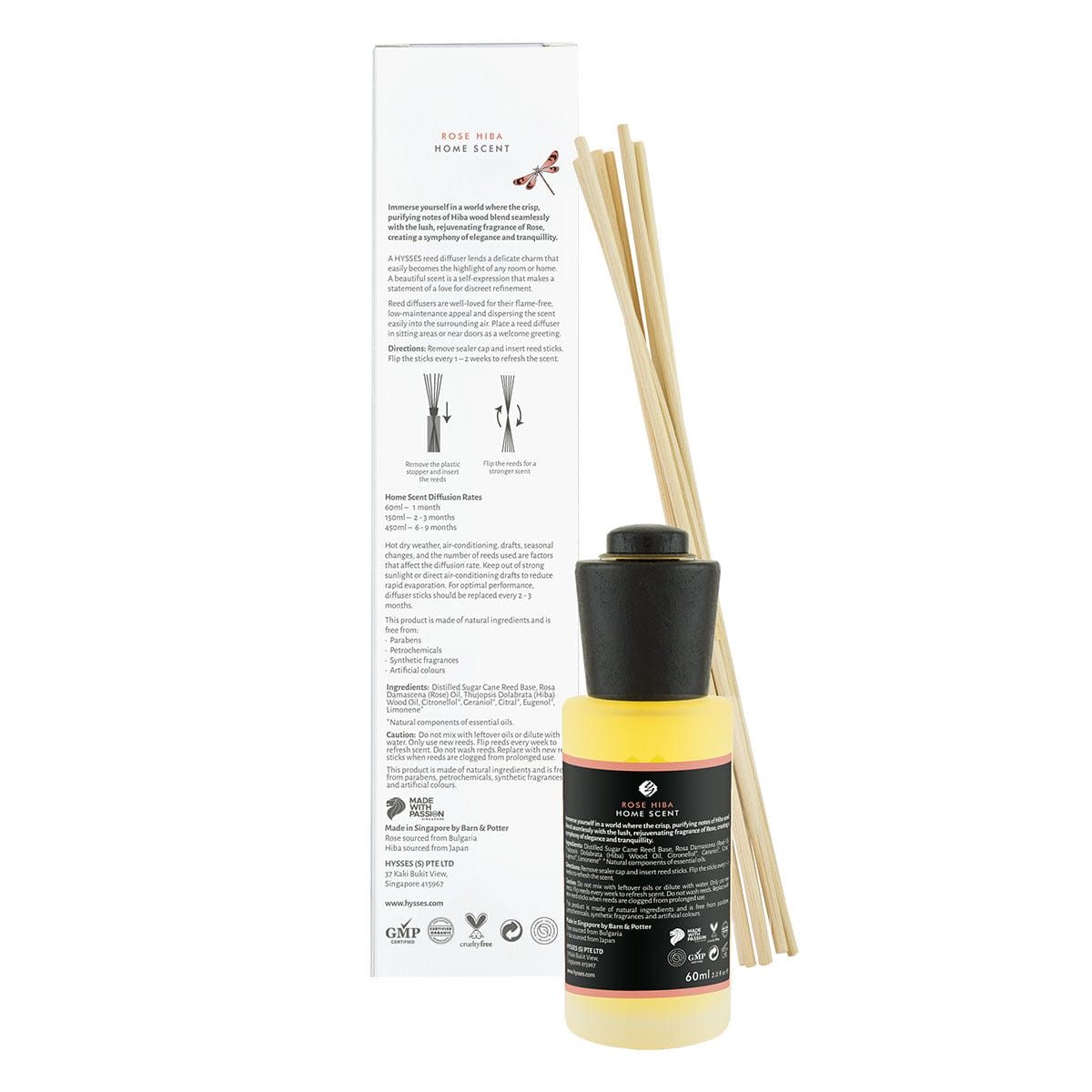 Hysses Singapore Home Scents Home Scent Rose Hiba