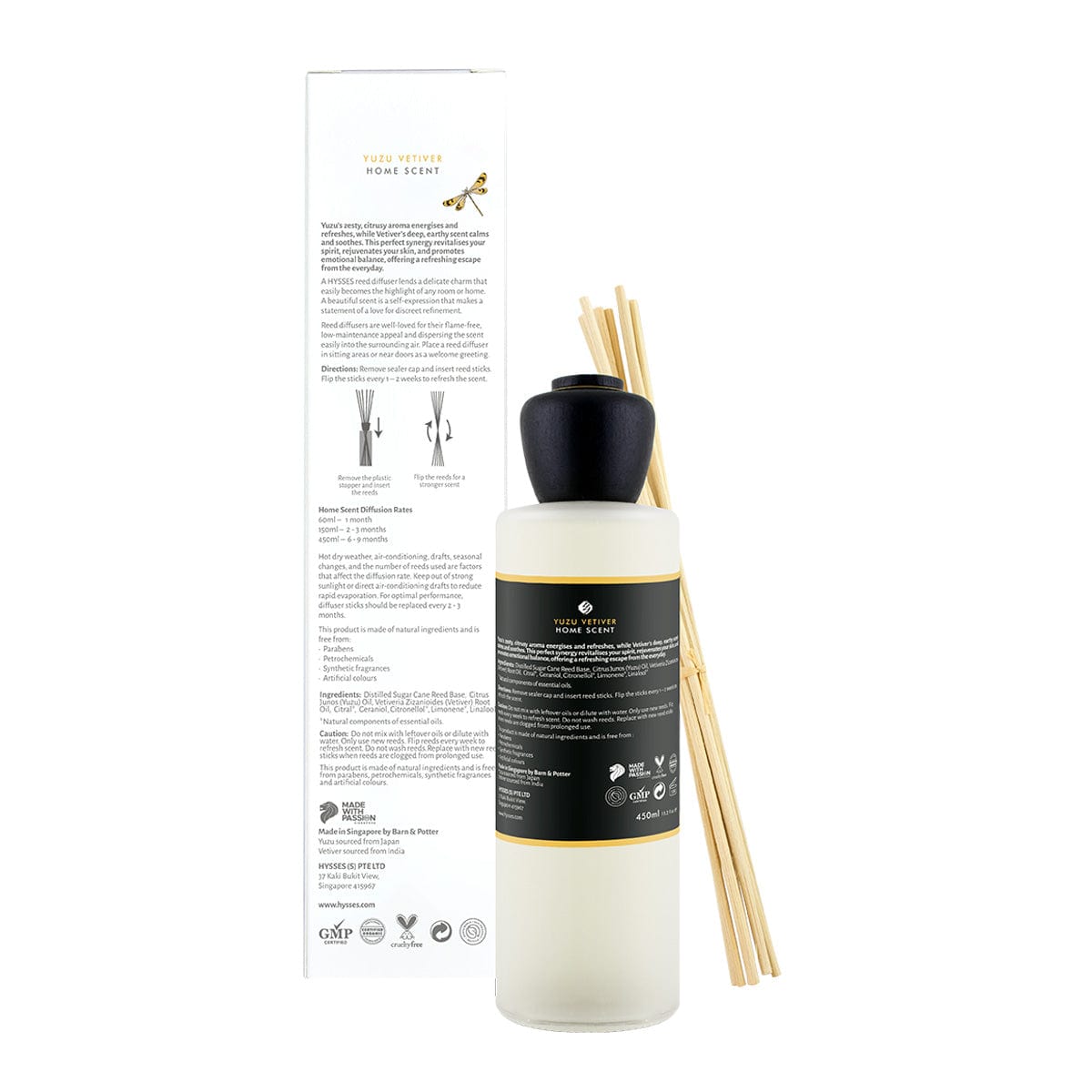 Hysses Singapore Home Scents Home Scent Yuzu Vetiver