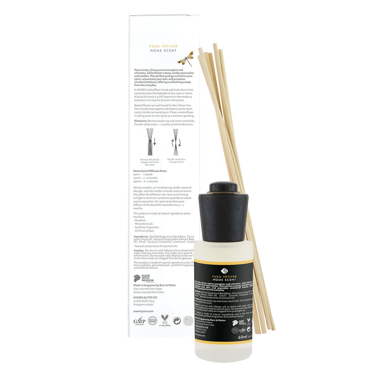 Hysses Singapore Home Scents Home Scent Yuzu Vetiver