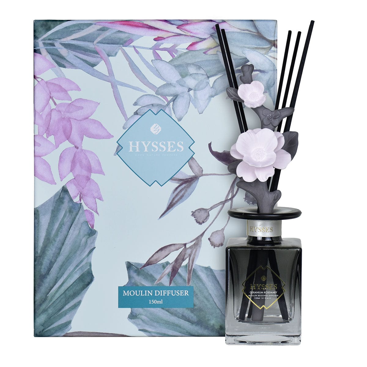 Hysses Singapore Home Scents Moulin Begonia, 150ml