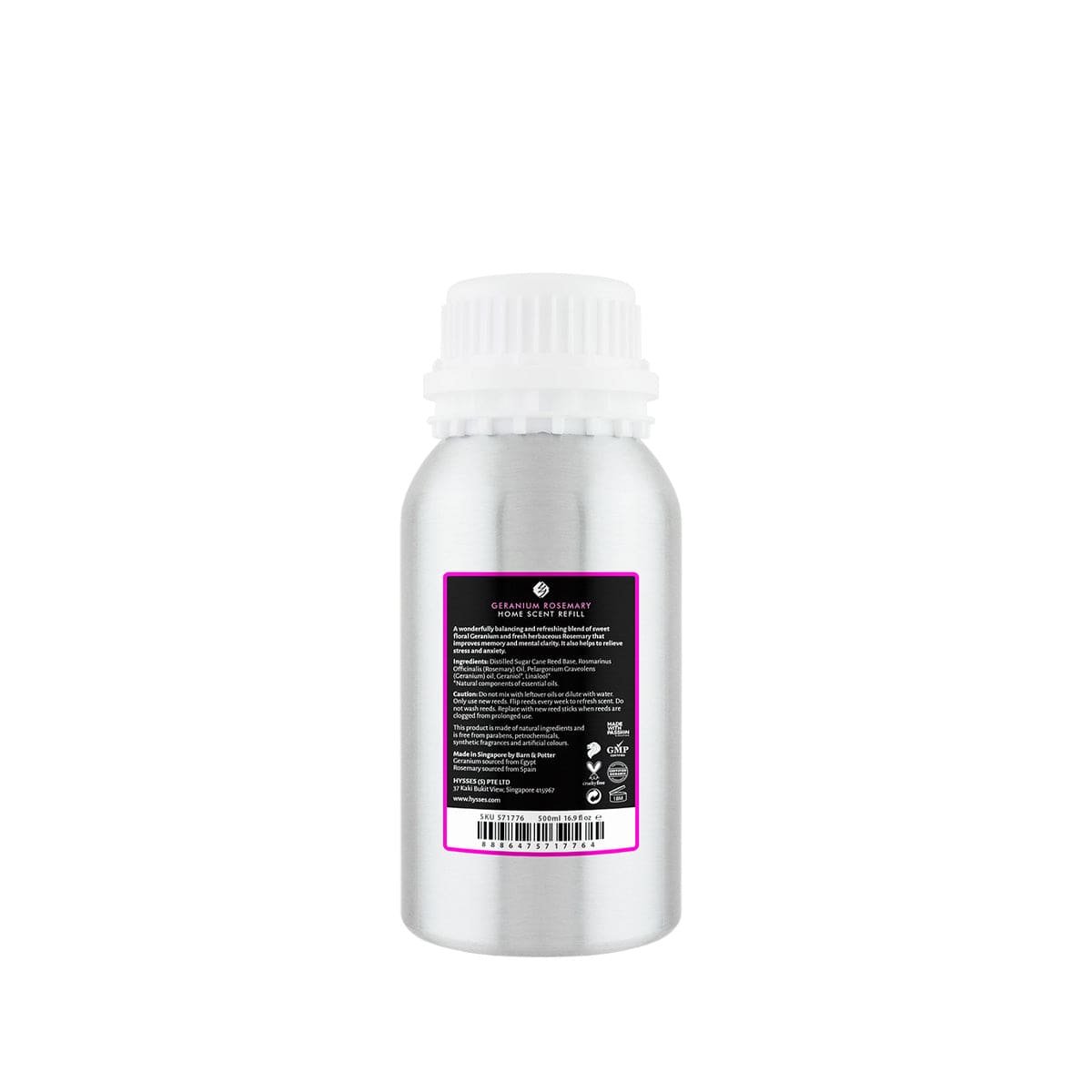 Hysses Home Scents Refill Home Scent Geranium Rosemary