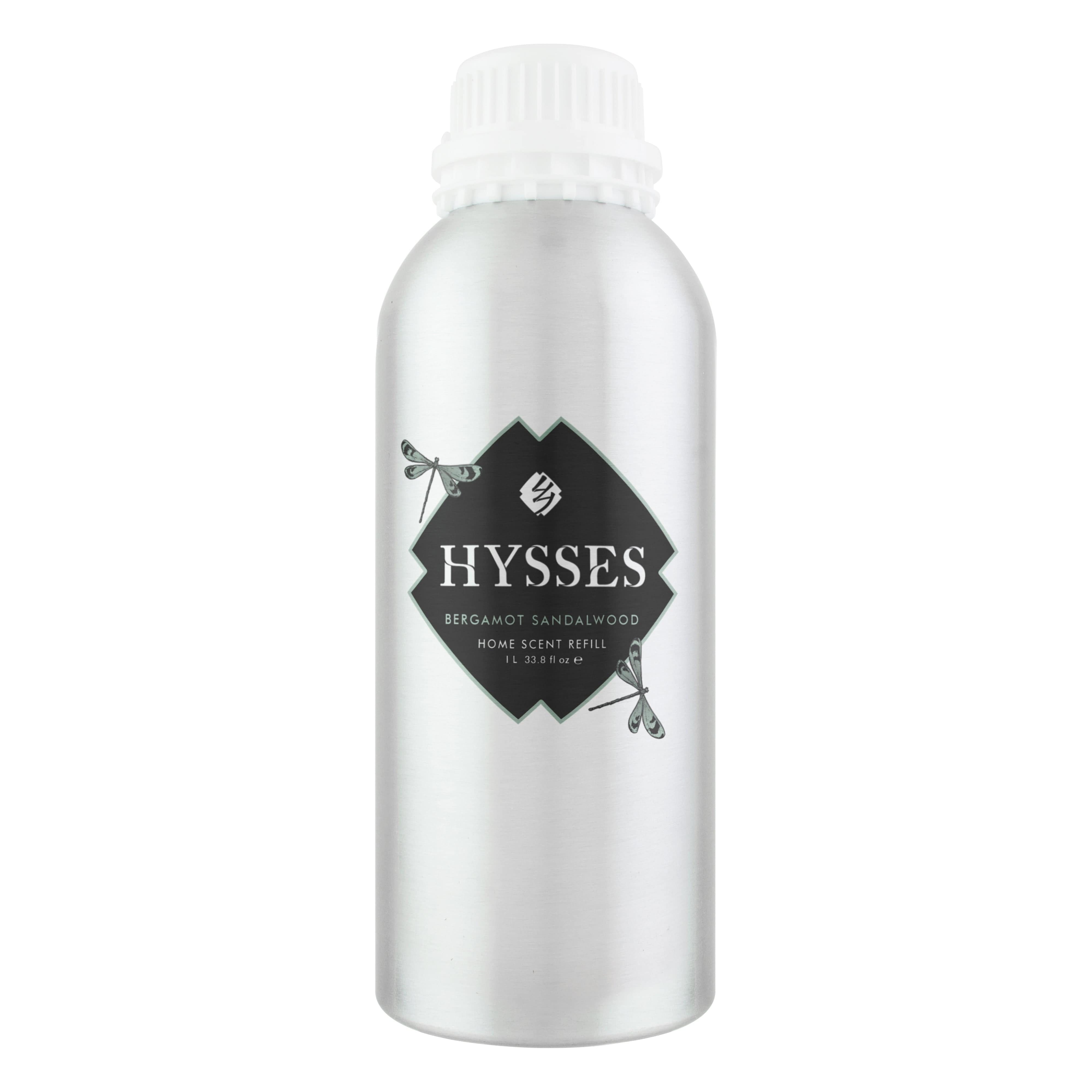 Hysses Home Scents 1000ml Refill Home Scent Reed Diffuser Bergamot Sandalwood