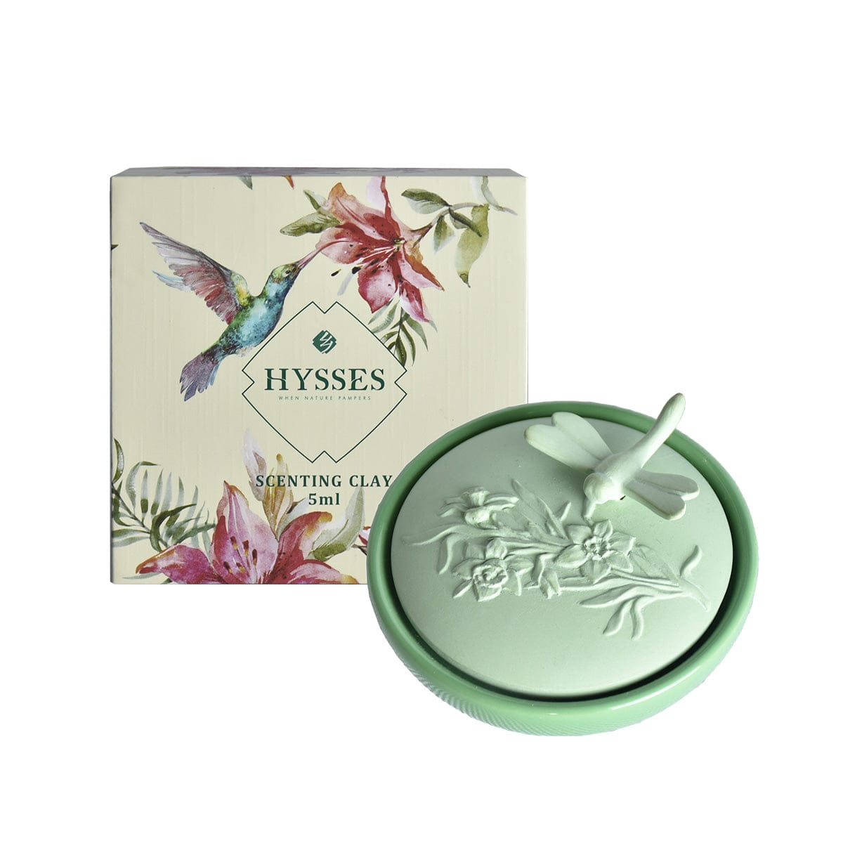 Hysses Home Scents Scenting Clay  Emerald Fly, Lemongrass 5ml