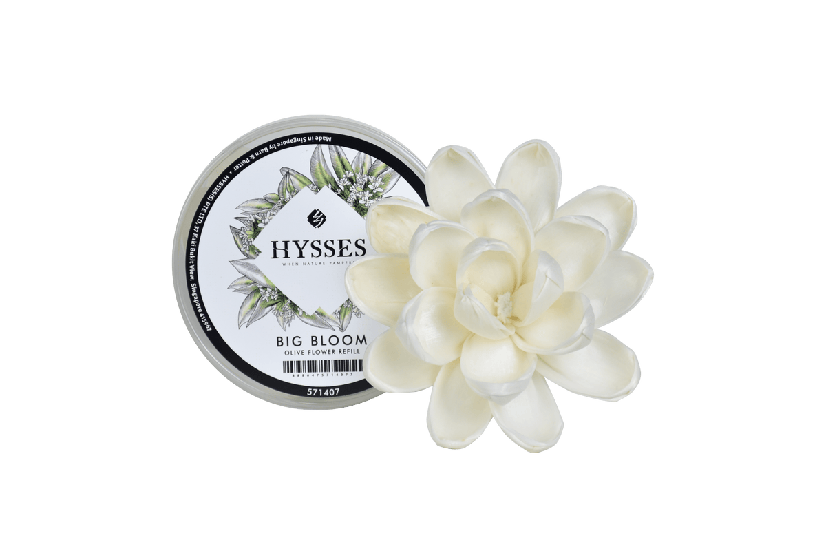 HYSSES Home Scents 5&quot; Solar Flower Diffuser Refill - Olive Big Bloom