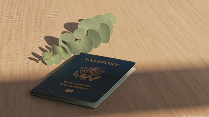 Travel Pouch, Olive Orange