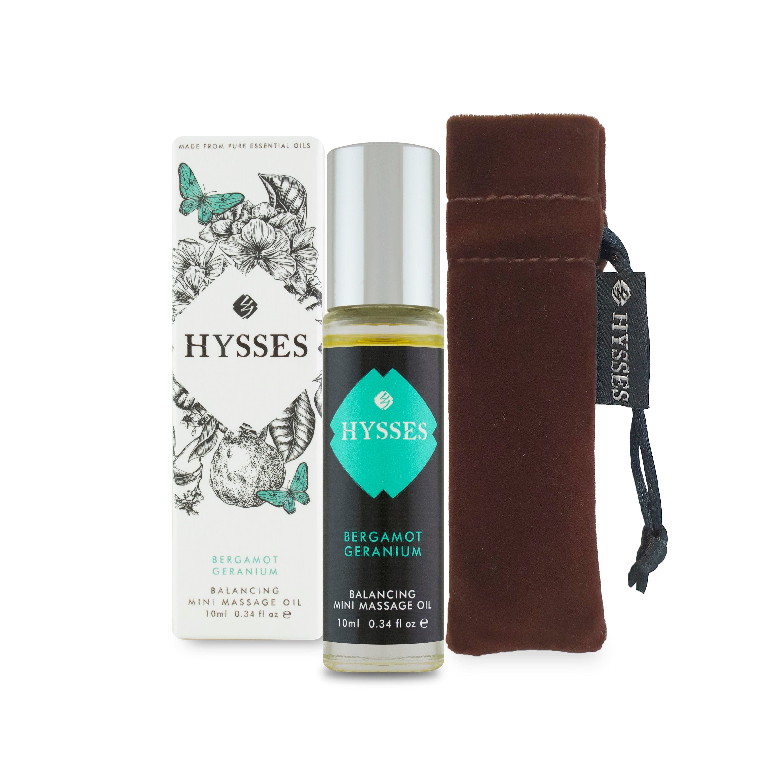 Hysses Body Care Mini Massage Oil Bergamot Geranium