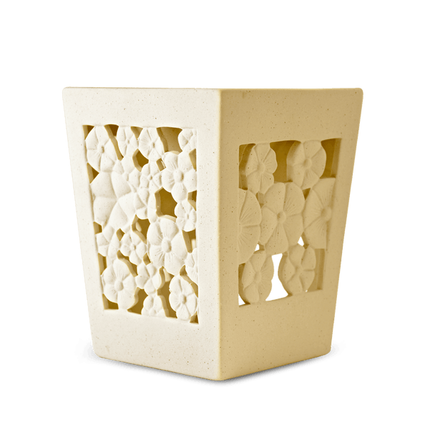 Candle Burner Daisy Sandstone - Hysses Singapore