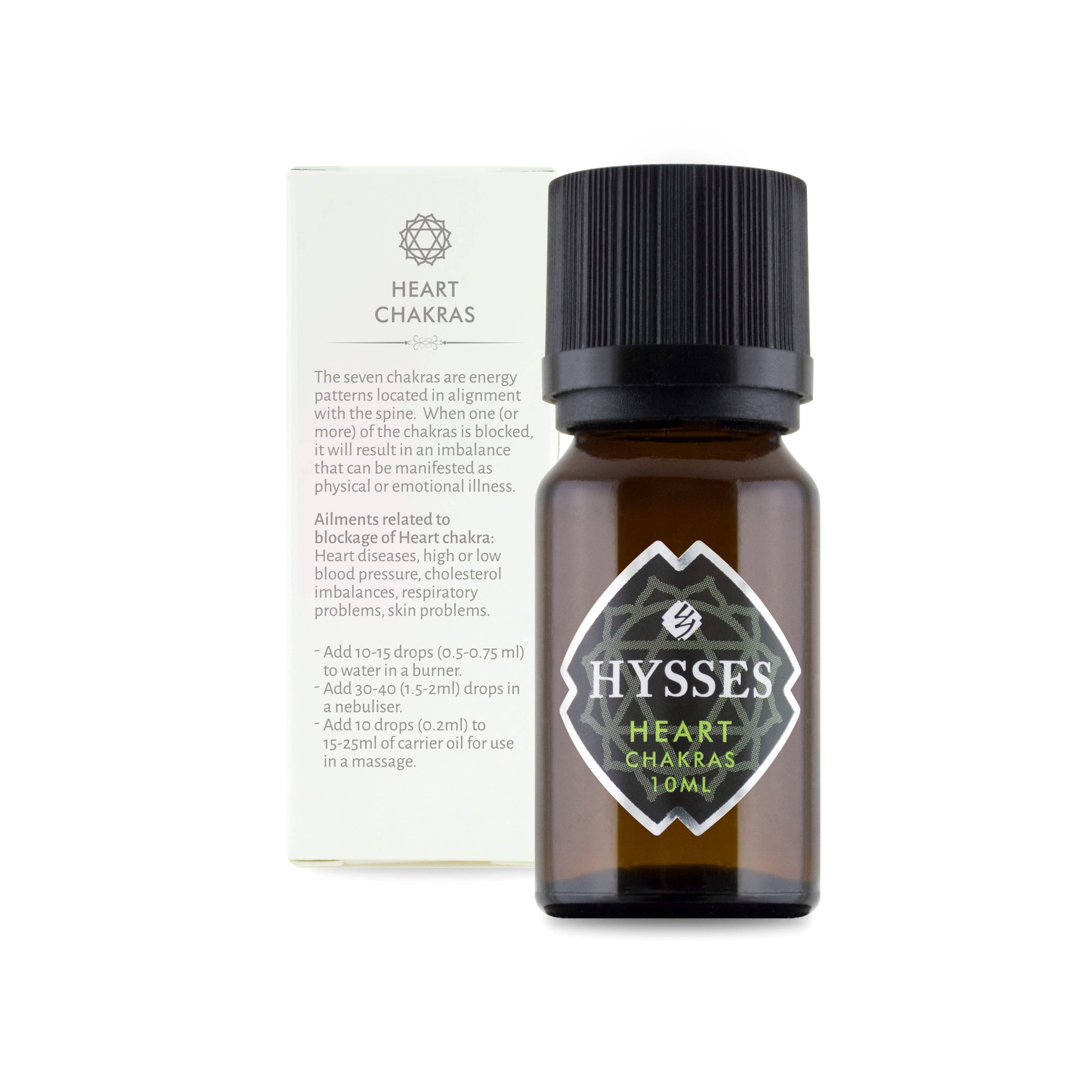 Hysses Essential Oil Chakras, Heart