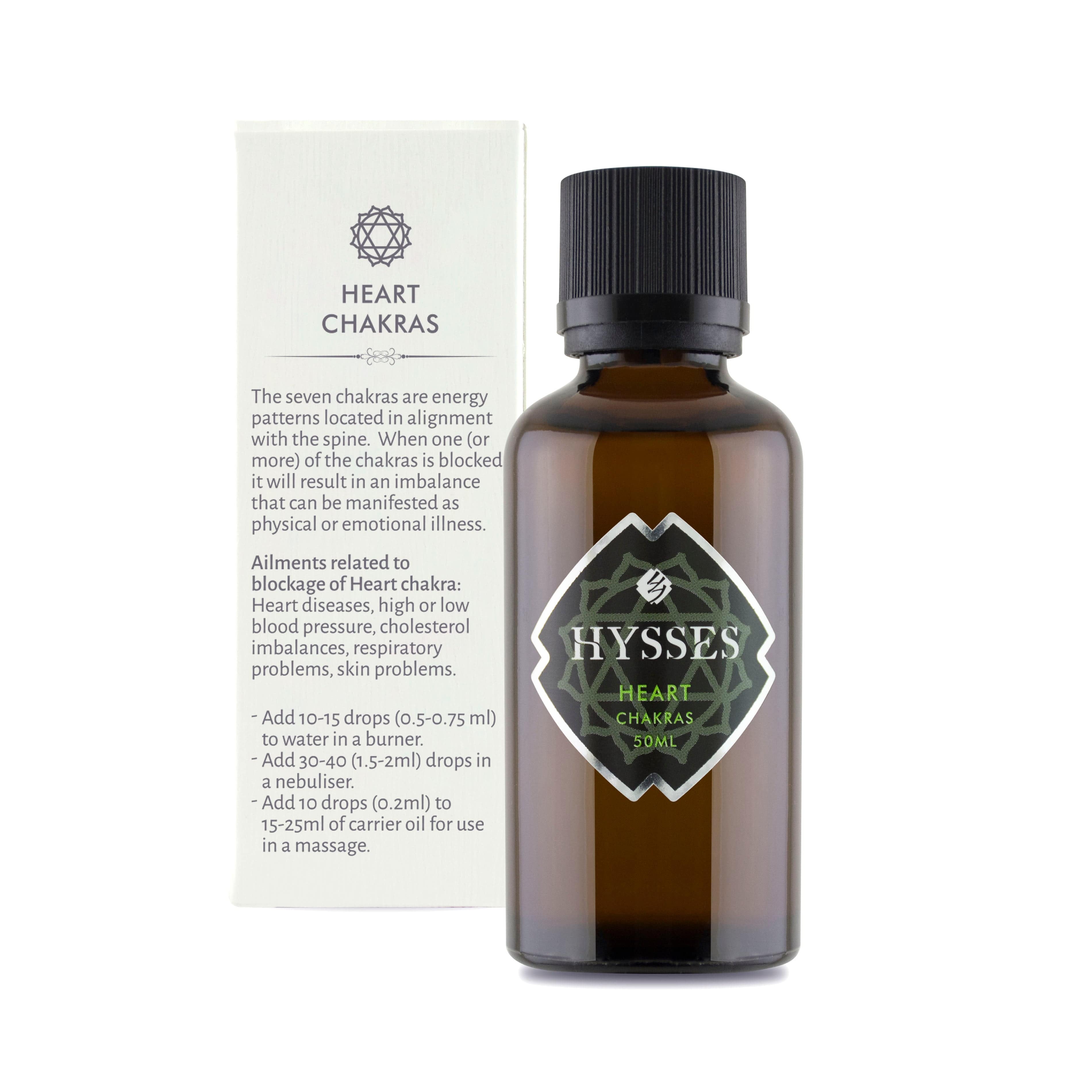 Hysses Essential Oil Chakras, Heart