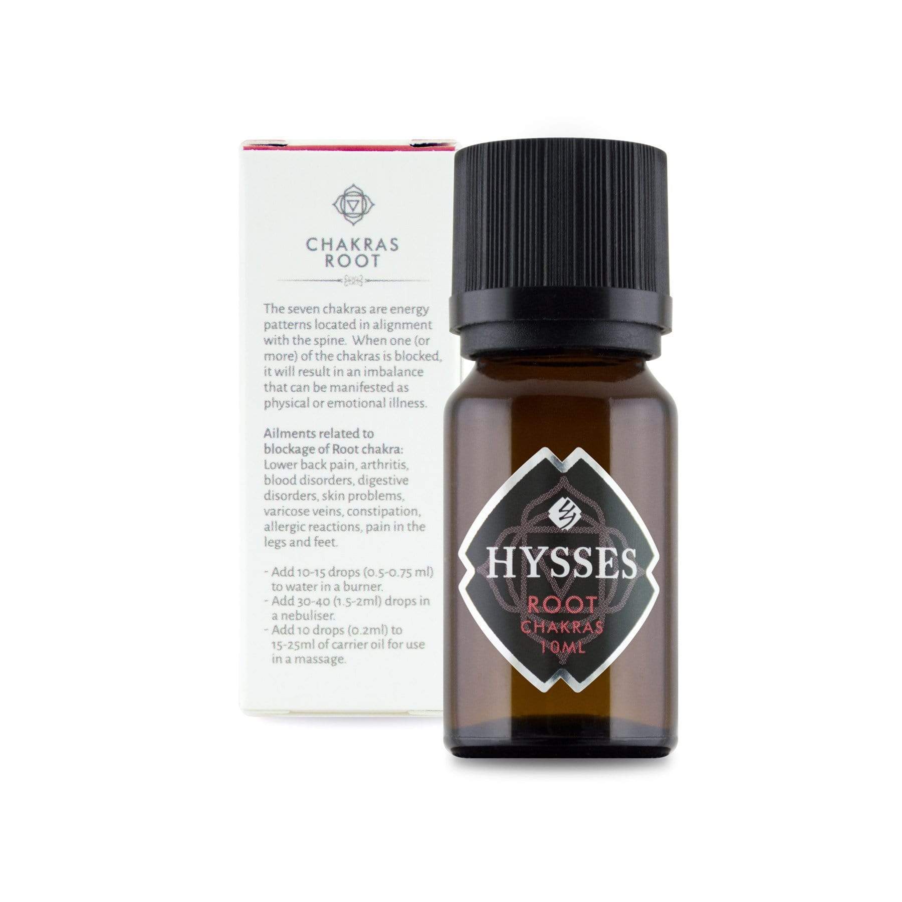 Hysses Essential Oil 10ml Chakras, Root