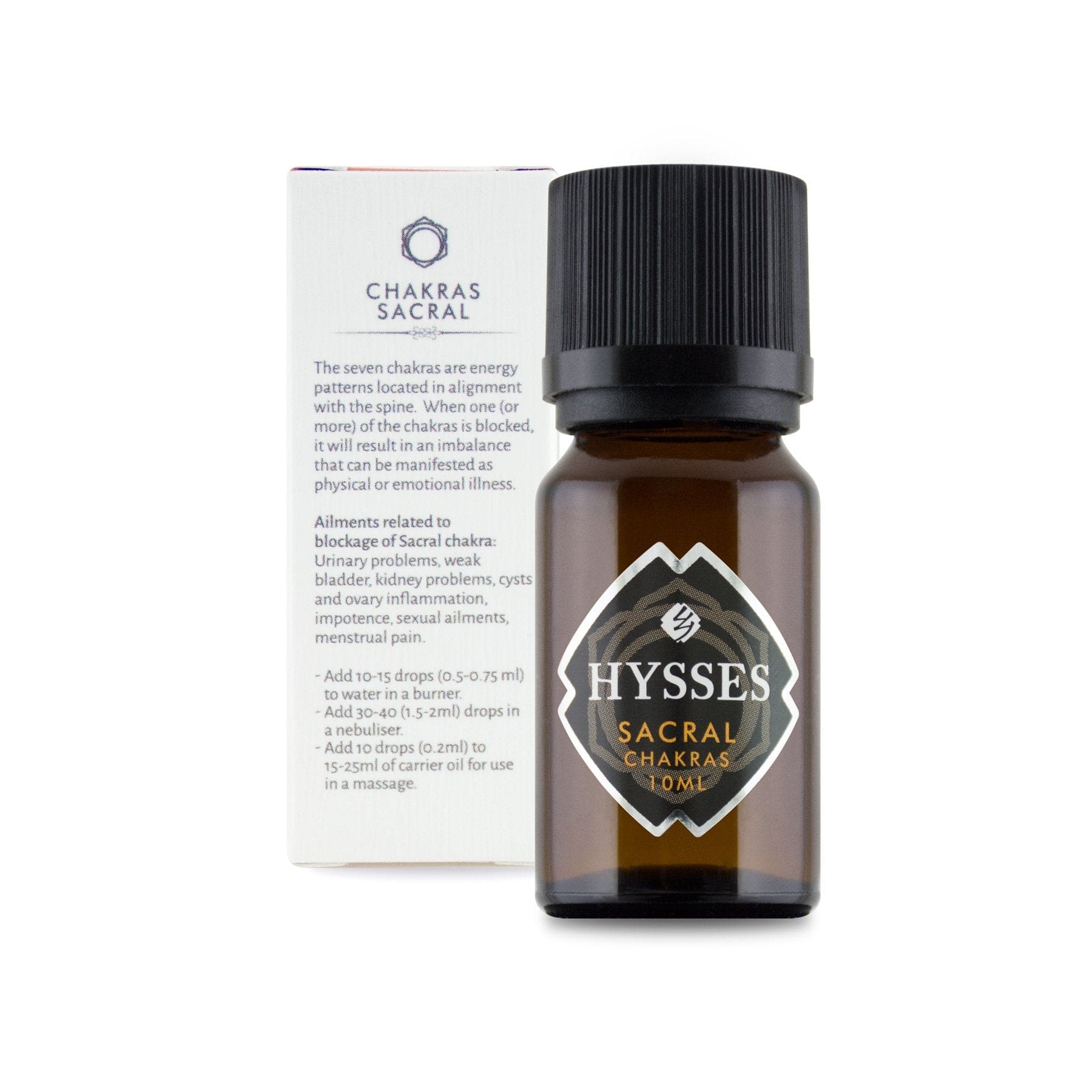 Hysses Essential Oil 10ml Chakras, Sacral 10ml