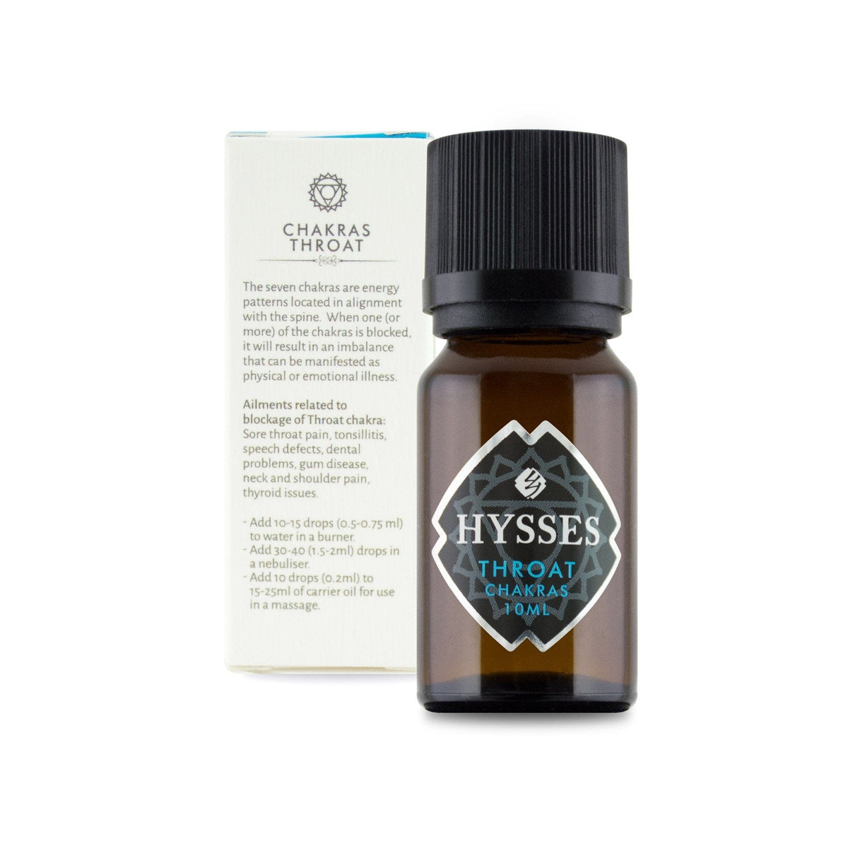 Hysses Essential Oil 10ml Chakras, Throat, 10ml