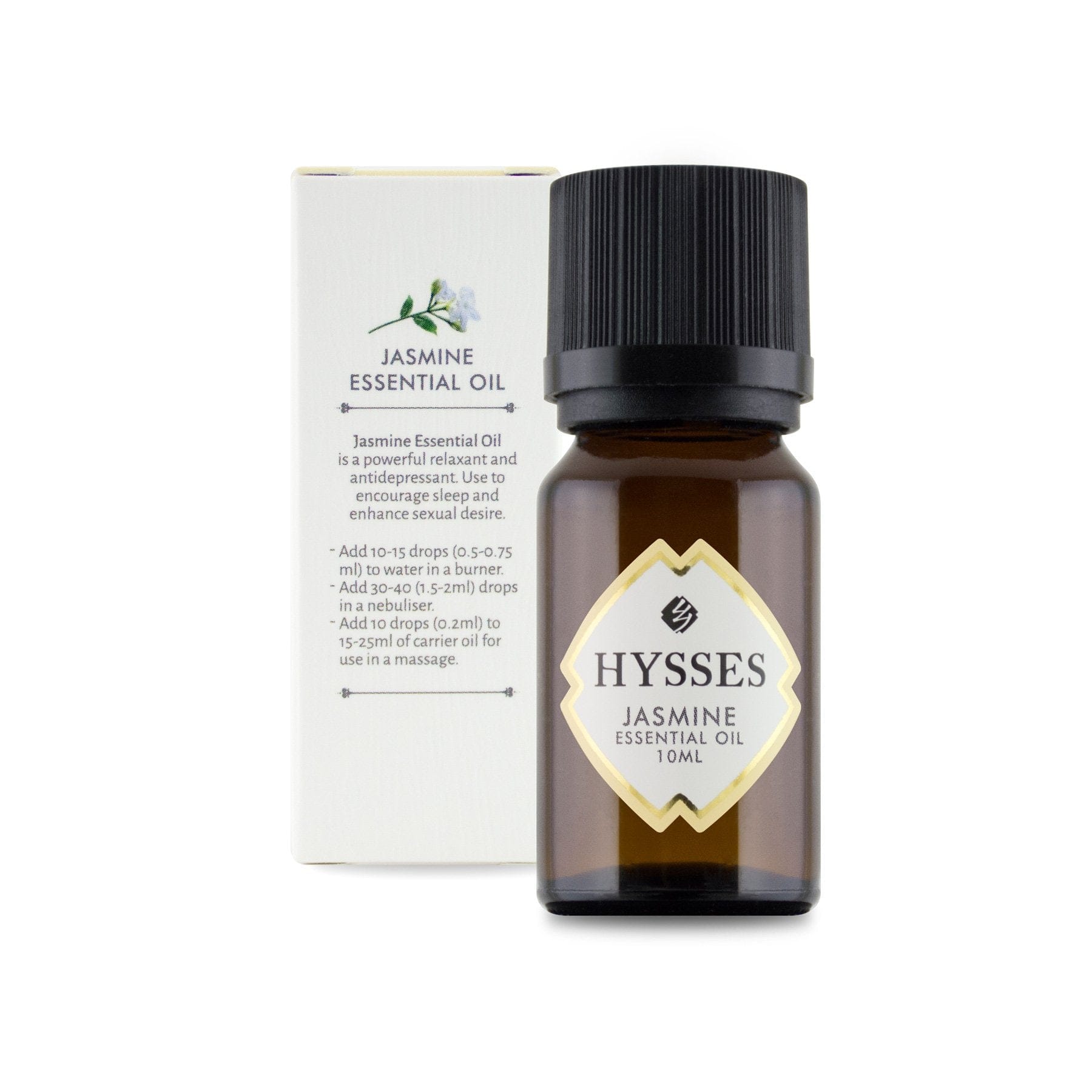 Hysses Essential Oil 10ml Essential Oil  Jasmine  (10% in Jojoba Oil), 10ml