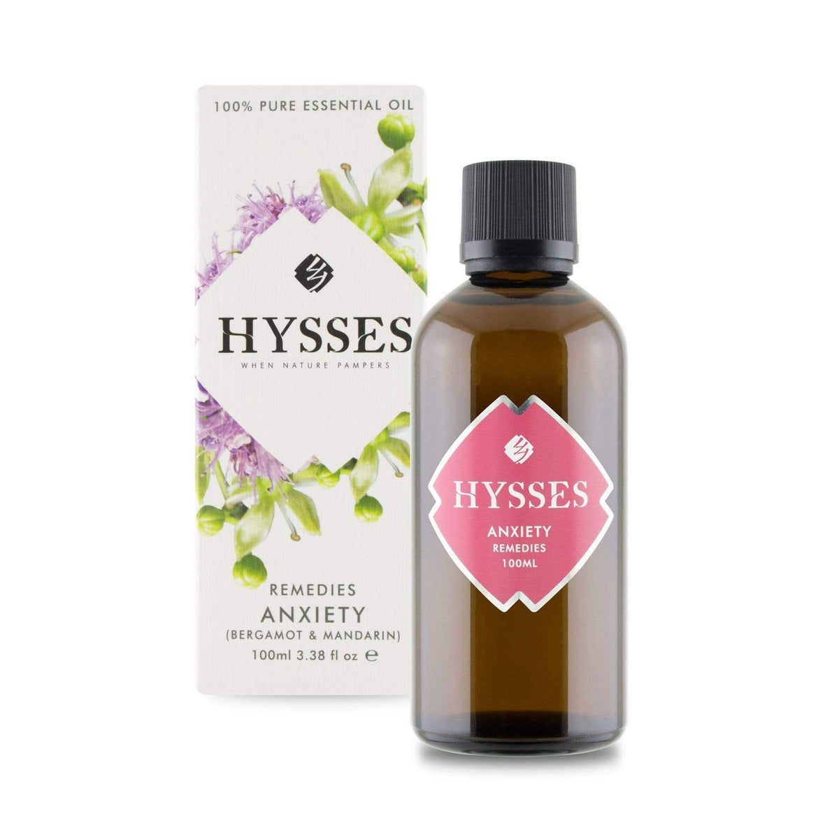 Hysses Essential Oil 100ml Remedies, Anxiety