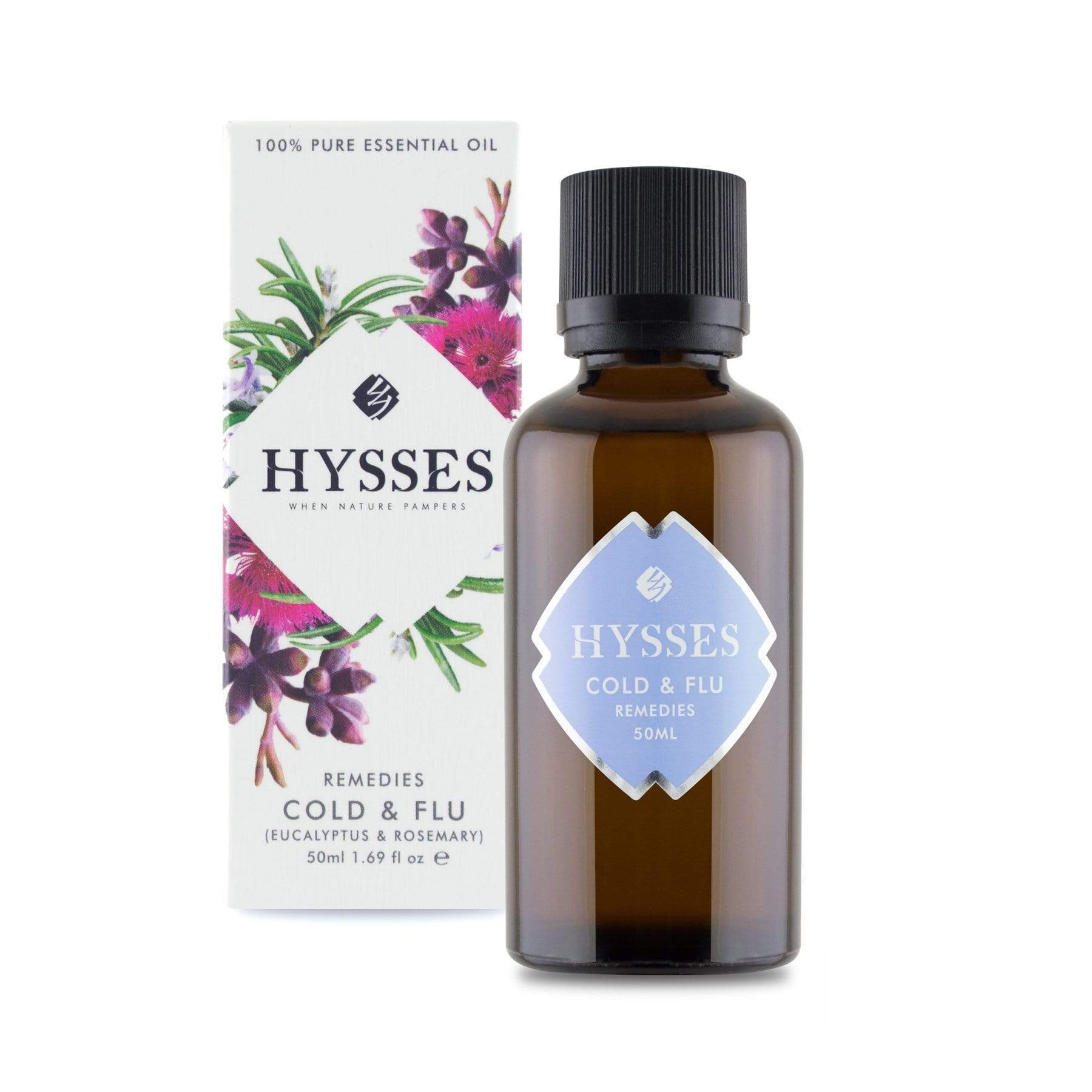 Hysses Essential Oil 50ml Remedies, Cold & Flu