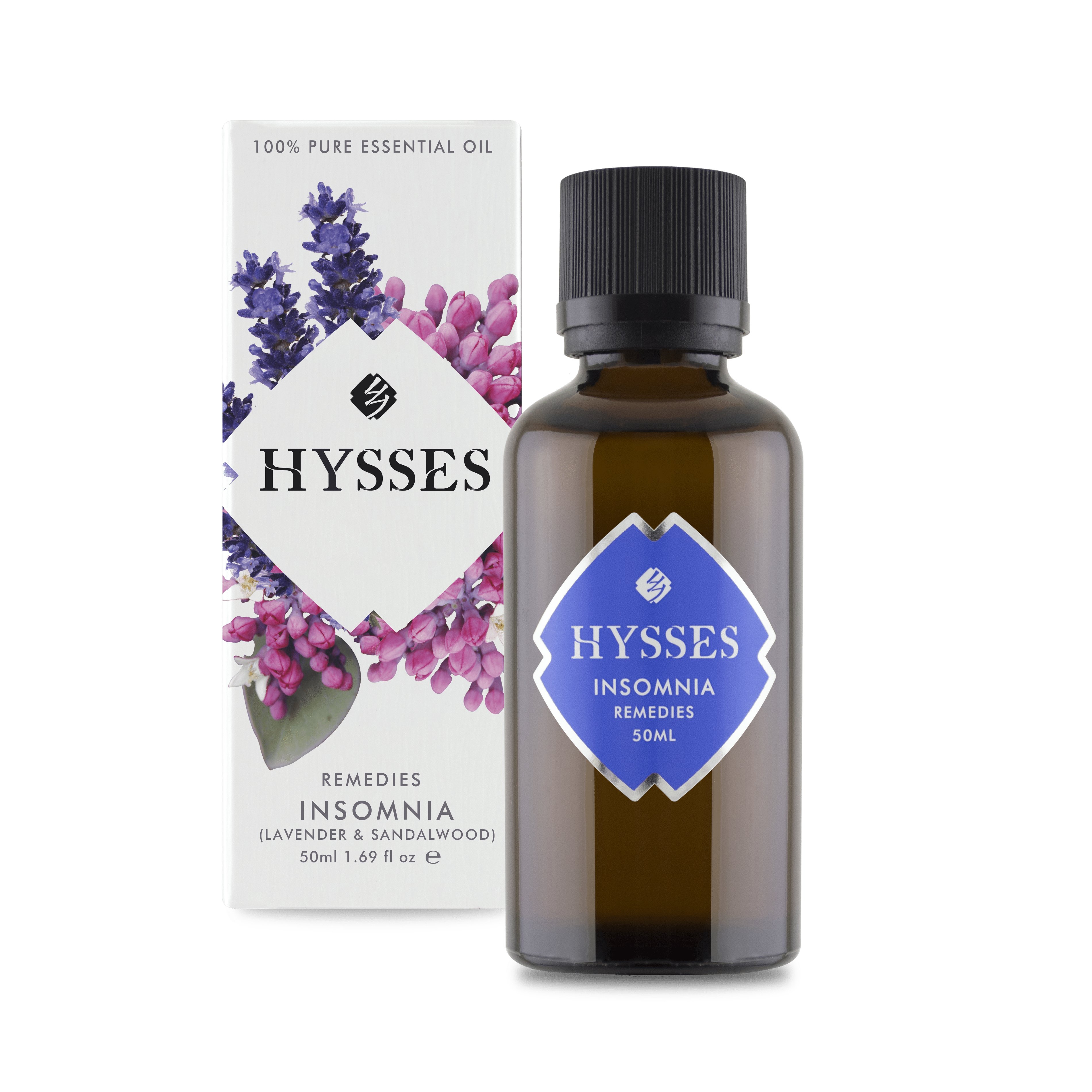 Hysses Essential Oil Remedies, Insomnia (Lavender & Sandalwood)