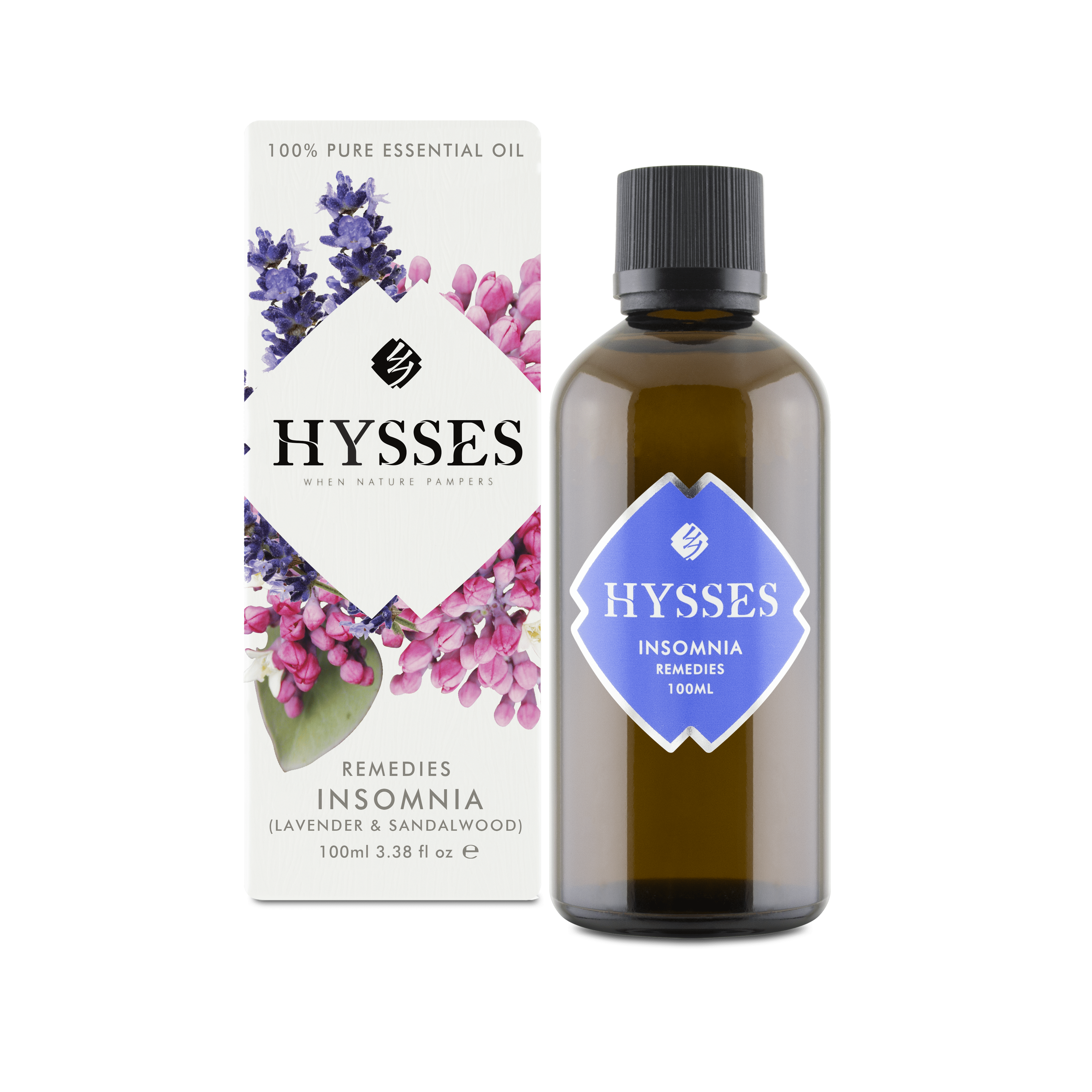 Hysses Essential Oil Remedies, Insomnia (Lavender & Sandalwood)