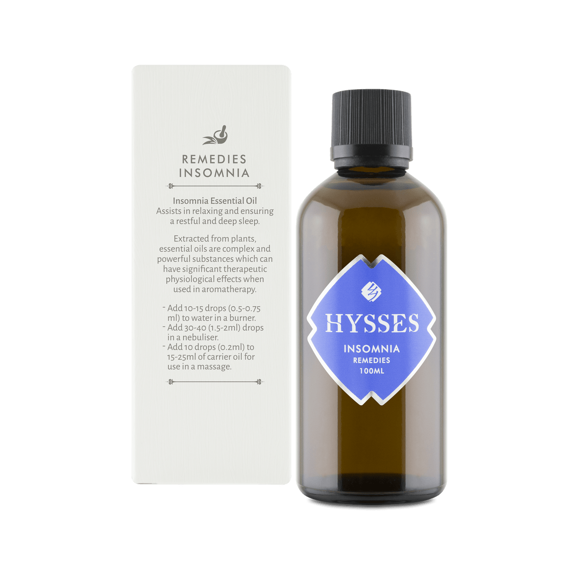 Hysses Essential Oil Remedies, Insomnia (Lavender &amp; Sandalwood)