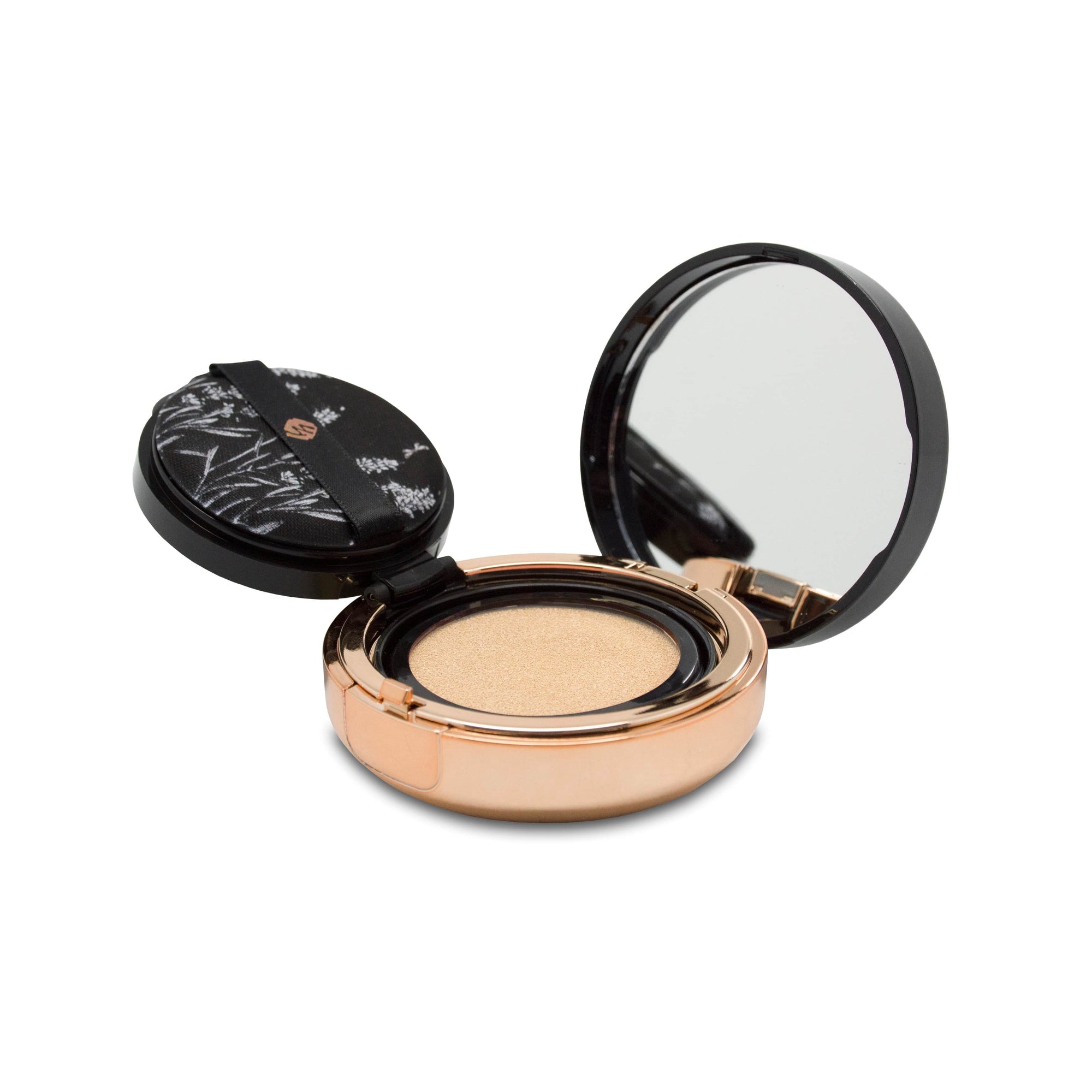 Hysses Face Care Beige Absolute Coverage Cushion Foundation Geranium Chamomile Broad Spectrum SPF50/PA++, Beige 15G